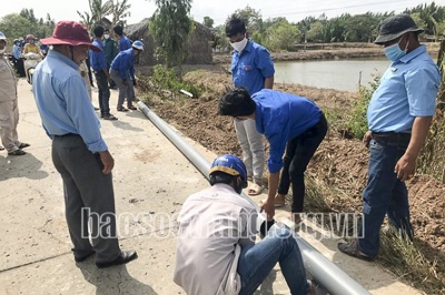 Sóc trăng: Đẩy mạnh xã hội hóa việc đầu tư mở đường ống cấp nước nông thôn